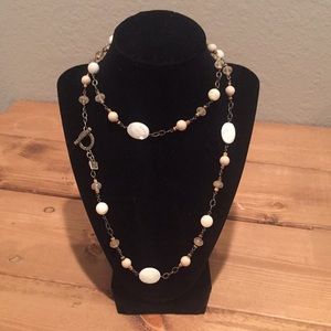 Silpada Sterling Silver Mother of Pearl Necklace